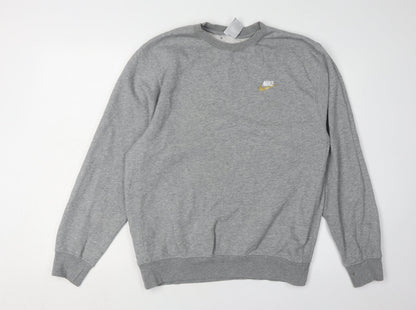 Unisex Adults UK Size S Nike Grey Pullover Sweatshirt