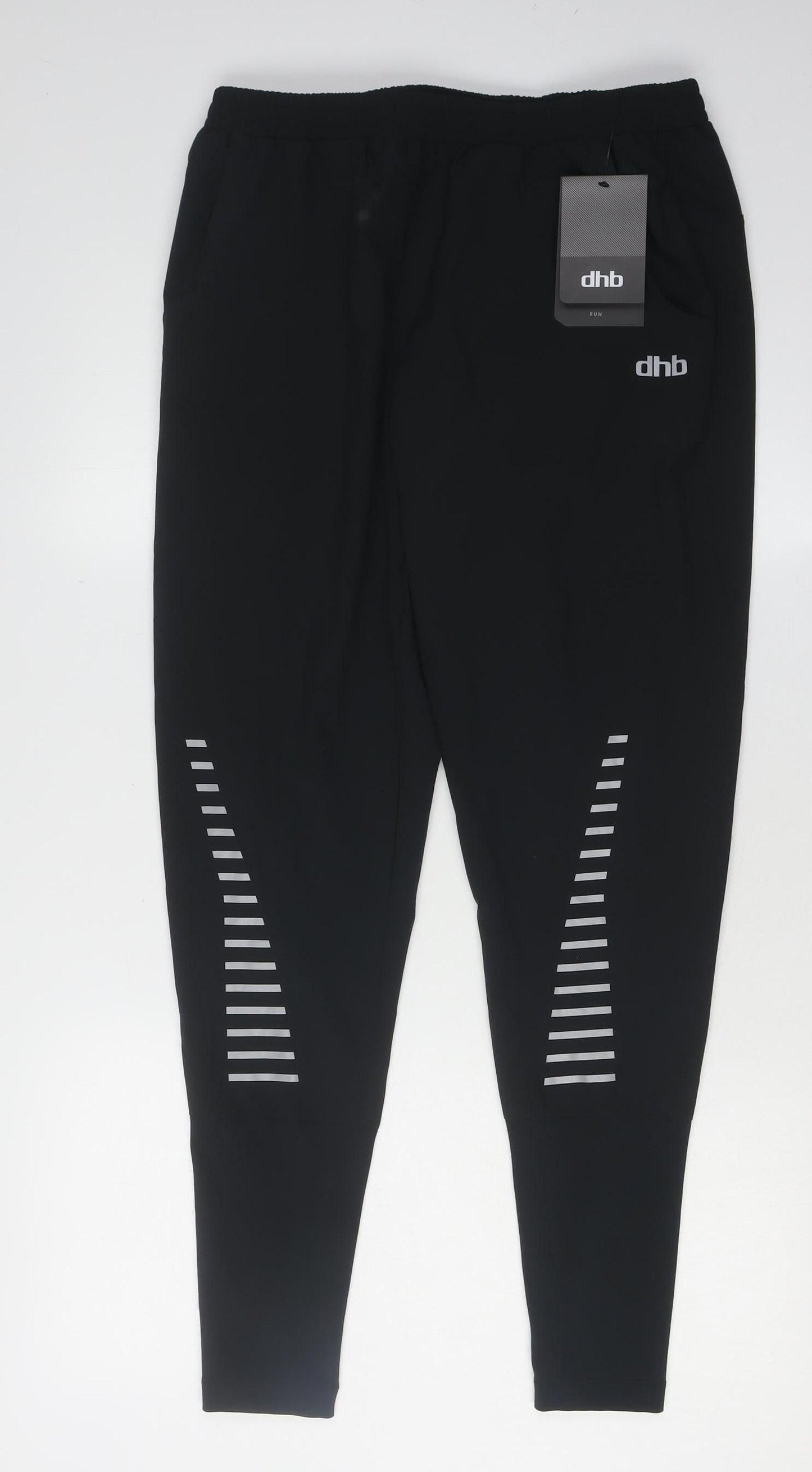 dhb Men's Black Jogger Trousers M - Running Activewear