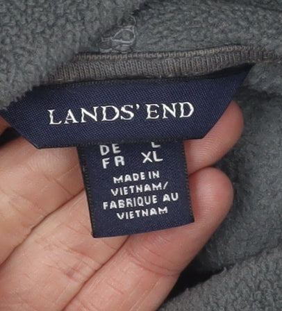 Mens UK Size XL Lands' End Grey Pullover Sweatshirt
