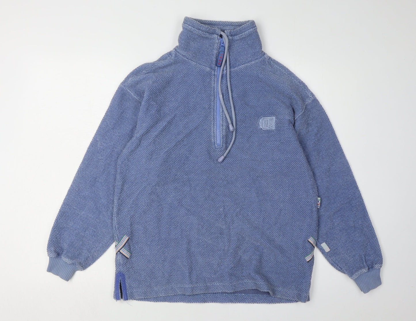 Deal Men's Blue Pullover Sweatshirt, Size S, Cotton