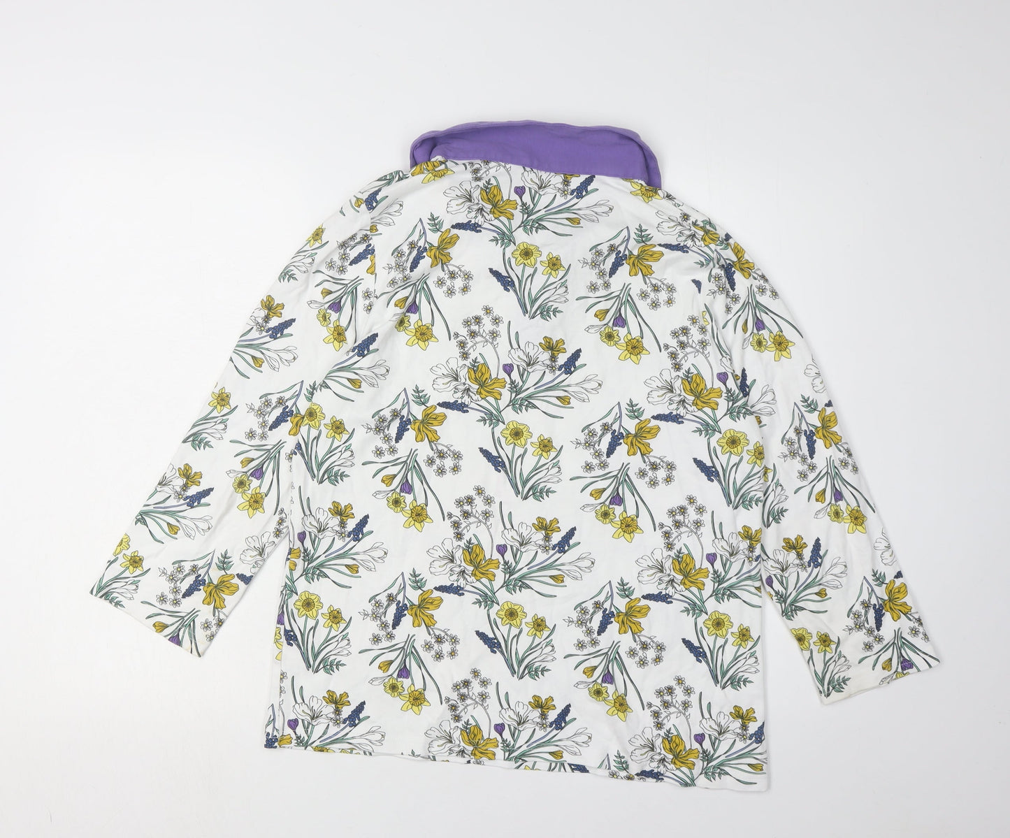 Womens UK Size L Isle Essentials Multicoloured  Button-Up