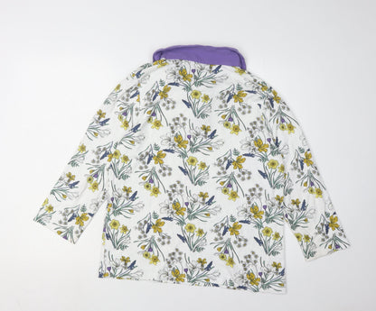 Womens UK Size L Isle Essentials Multicoloured  Button-Up