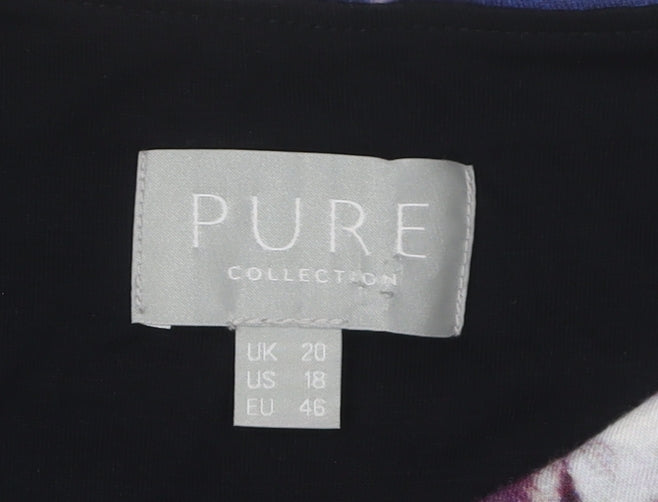 Pure Collection Women’s Multicoloured Floral Dress Size 20