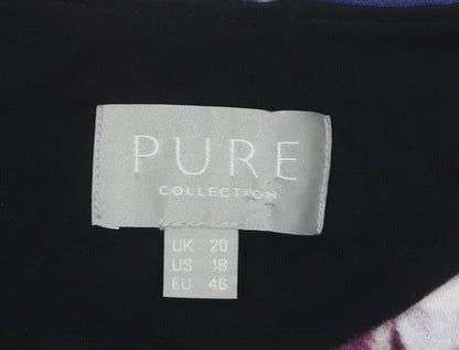 Pure Collection Women’s Multicoloured Floral Dress Size 20