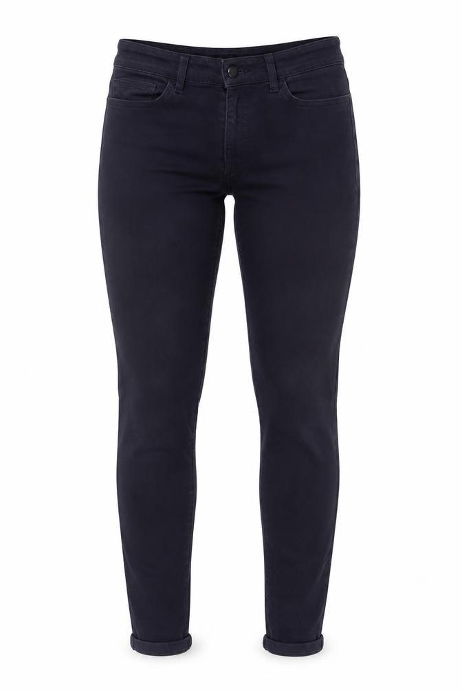 Womens UK Size 11 American Apparel Slim Fit Skinny Black Jeans