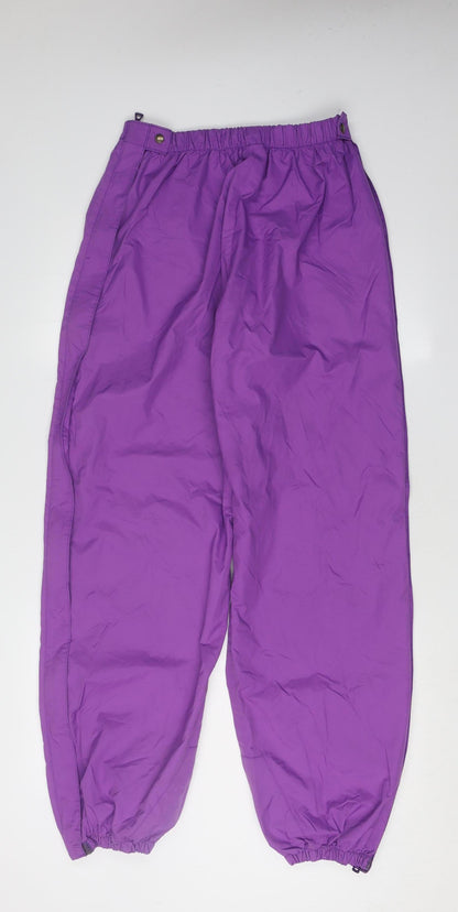 Francital Women's Purple Activewear Trousers XL Regular Fit