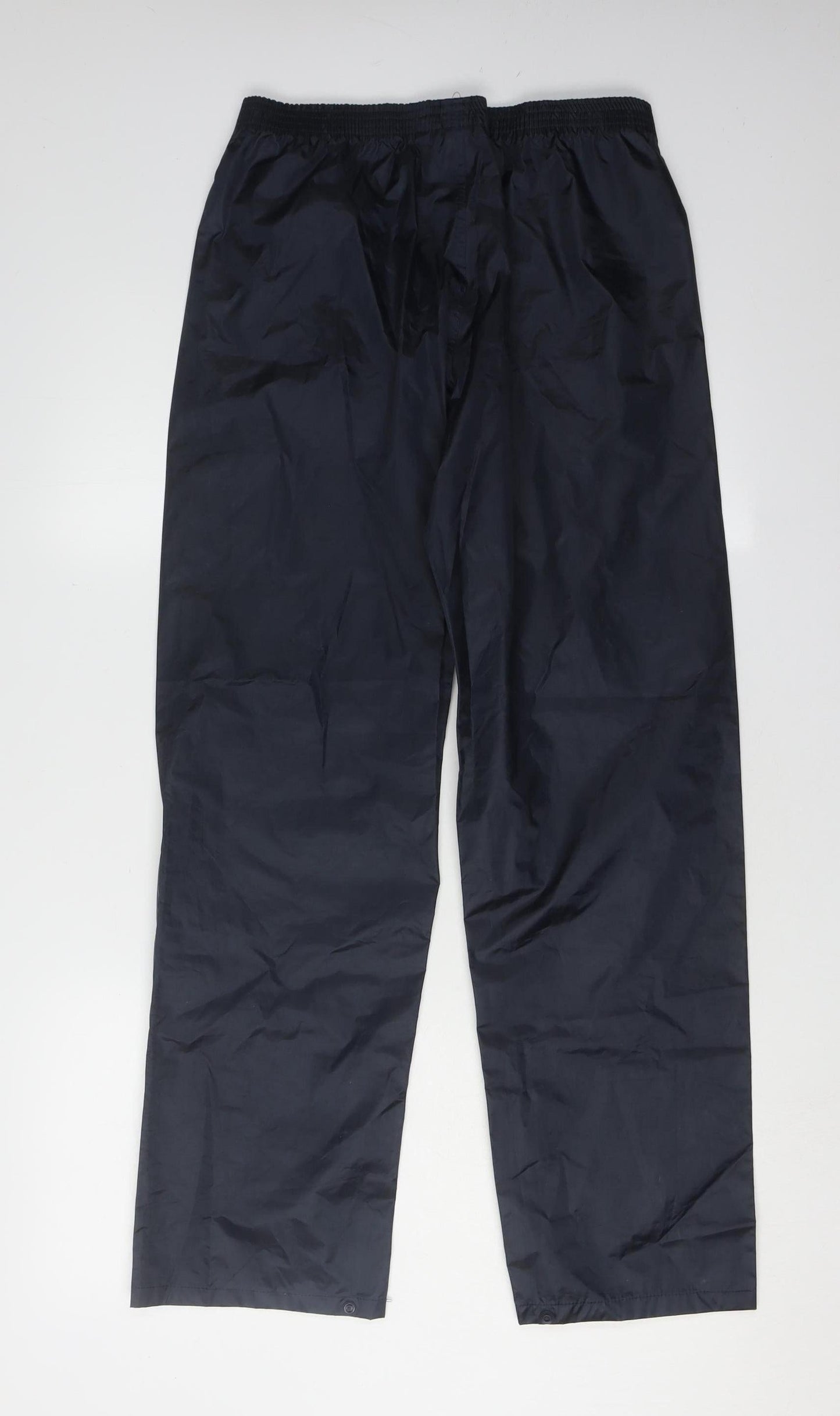 Regatta Unisex Kids Black Rain Trousers L Size Waterproof