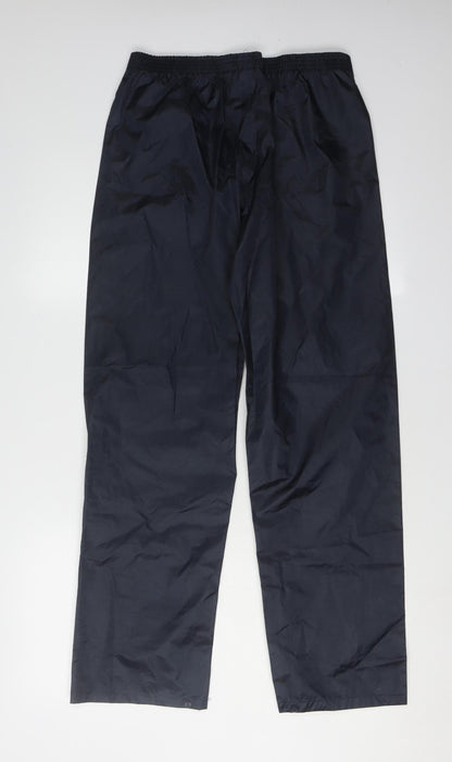 Regatta Unisex Kids Black Rain Trousers L Size Waterproof