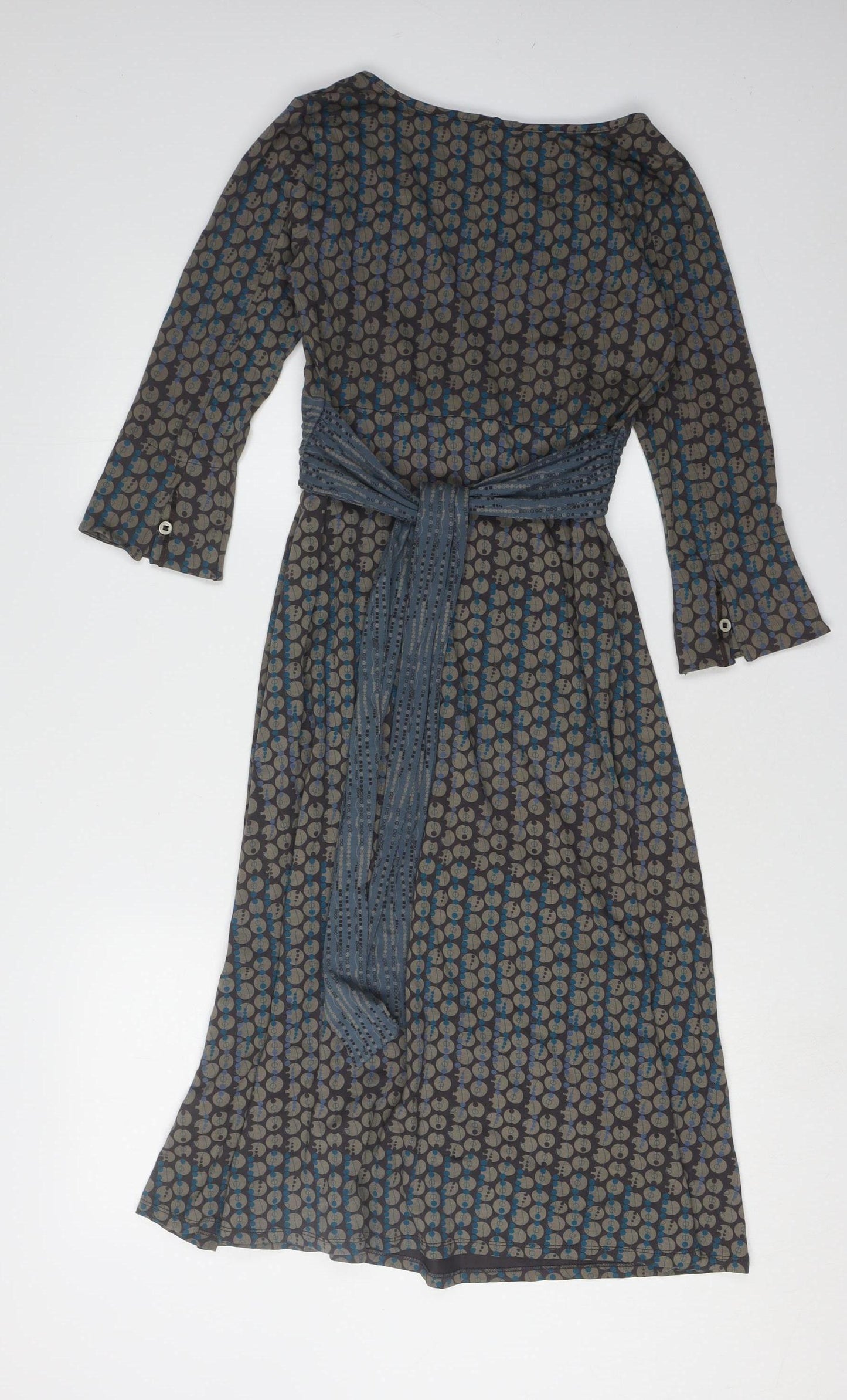On Whistle Stuff Women's Multicoloured Wrap Dress, Size 10