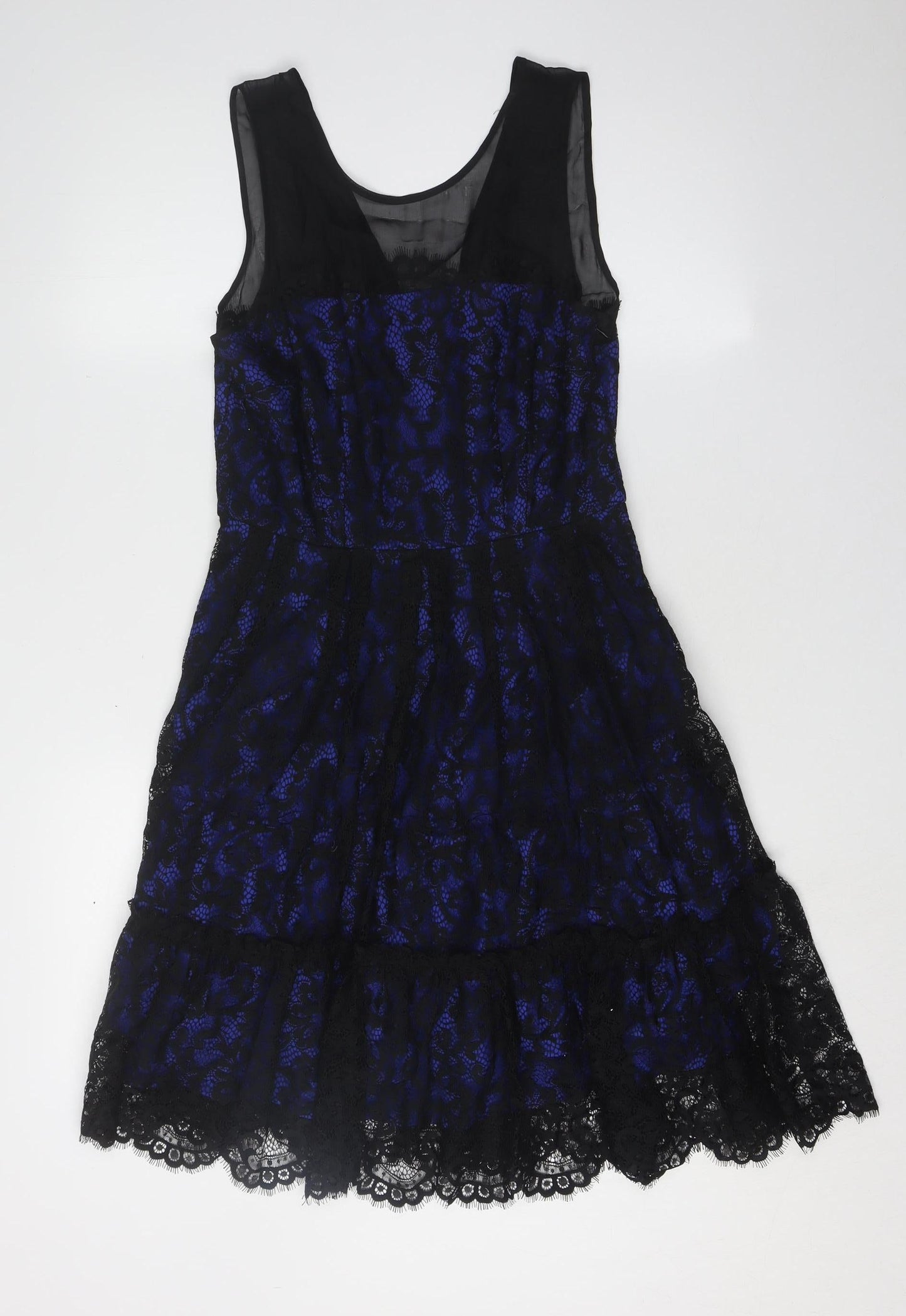 Moulinette Soeurs Women's Blue Black A-Line Dress
