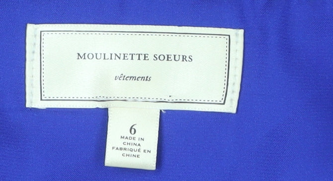 Moulinette Soeurs Women's Blue Black A-Line Dress