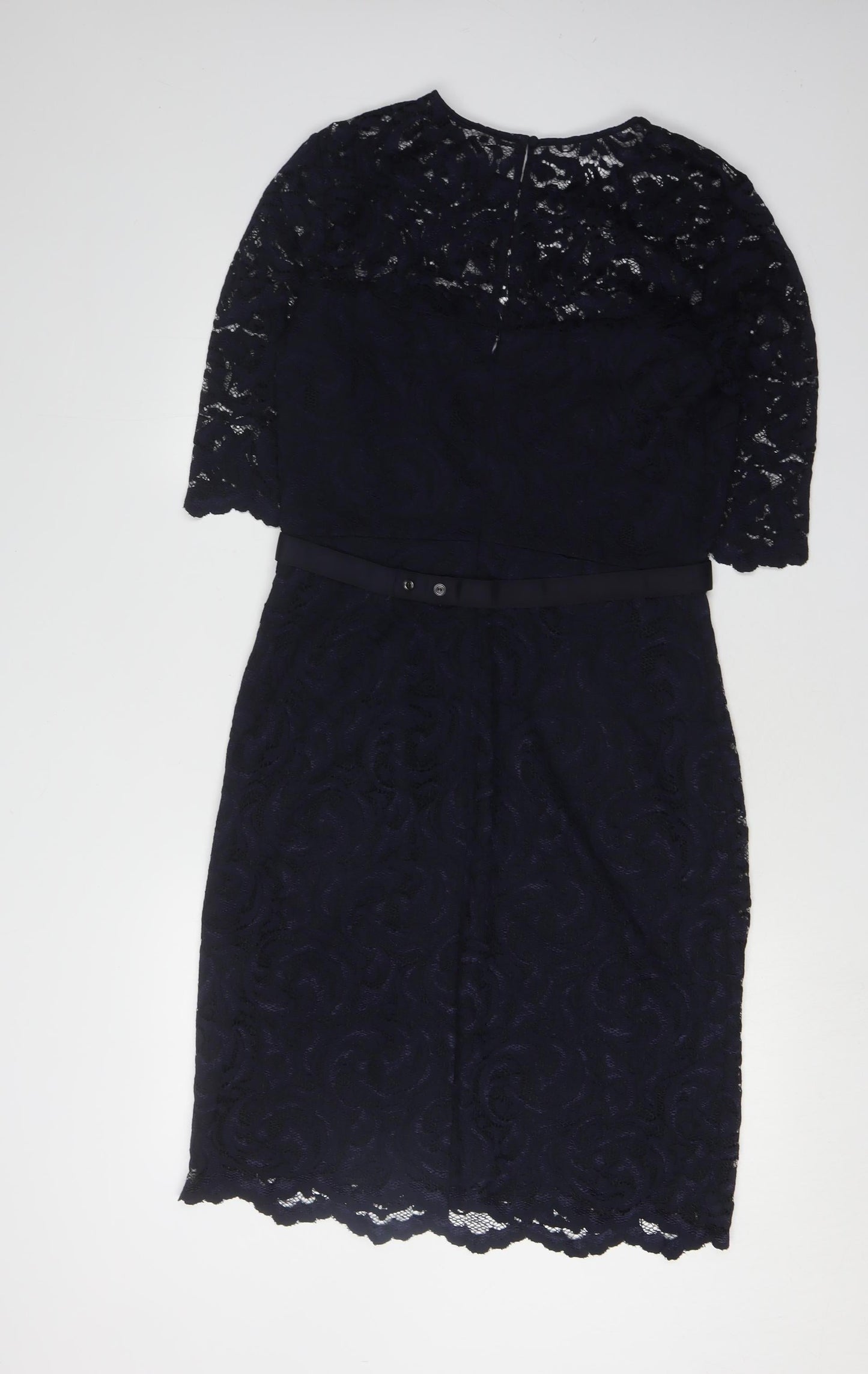 Hobbs Women's Black Lace Dress Size 12 Formal