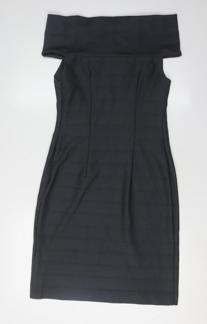 Joseph Ribkoff Women's Black Off-Shoulder Sheath Dress