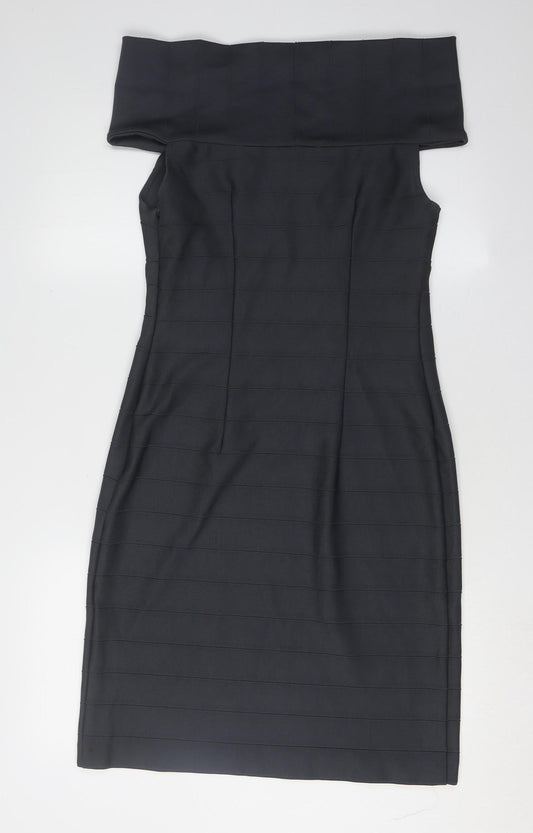 Joseph Ribkoff Women's Black Off-Shoulder Sheath Dress