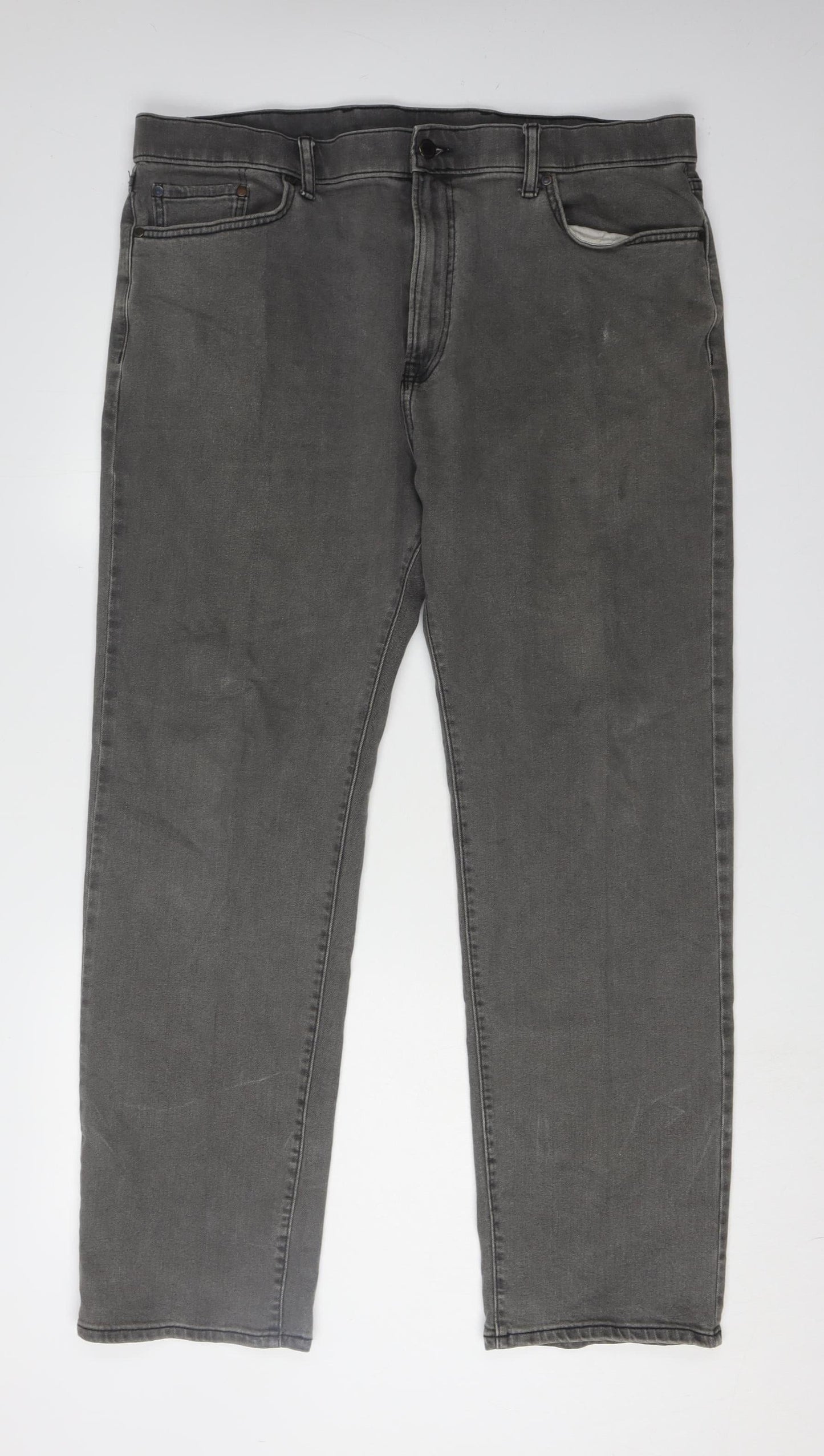 Marks and Spencer Men's Grey Regular Jeans 40