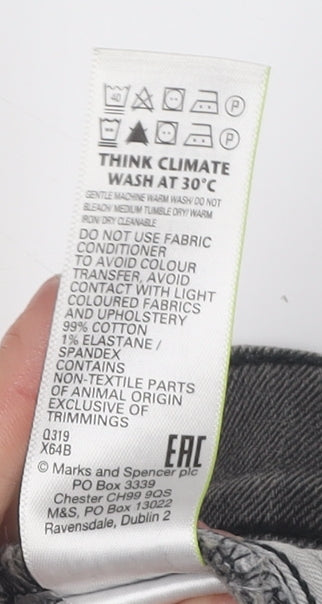 Marks and Spencer Men's Grey Regular Jeans 40