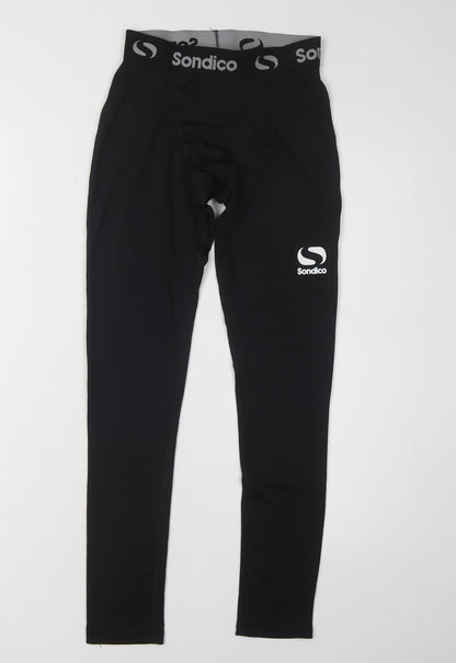 Sondico Teen Black Compression Leggings 146 Athletic