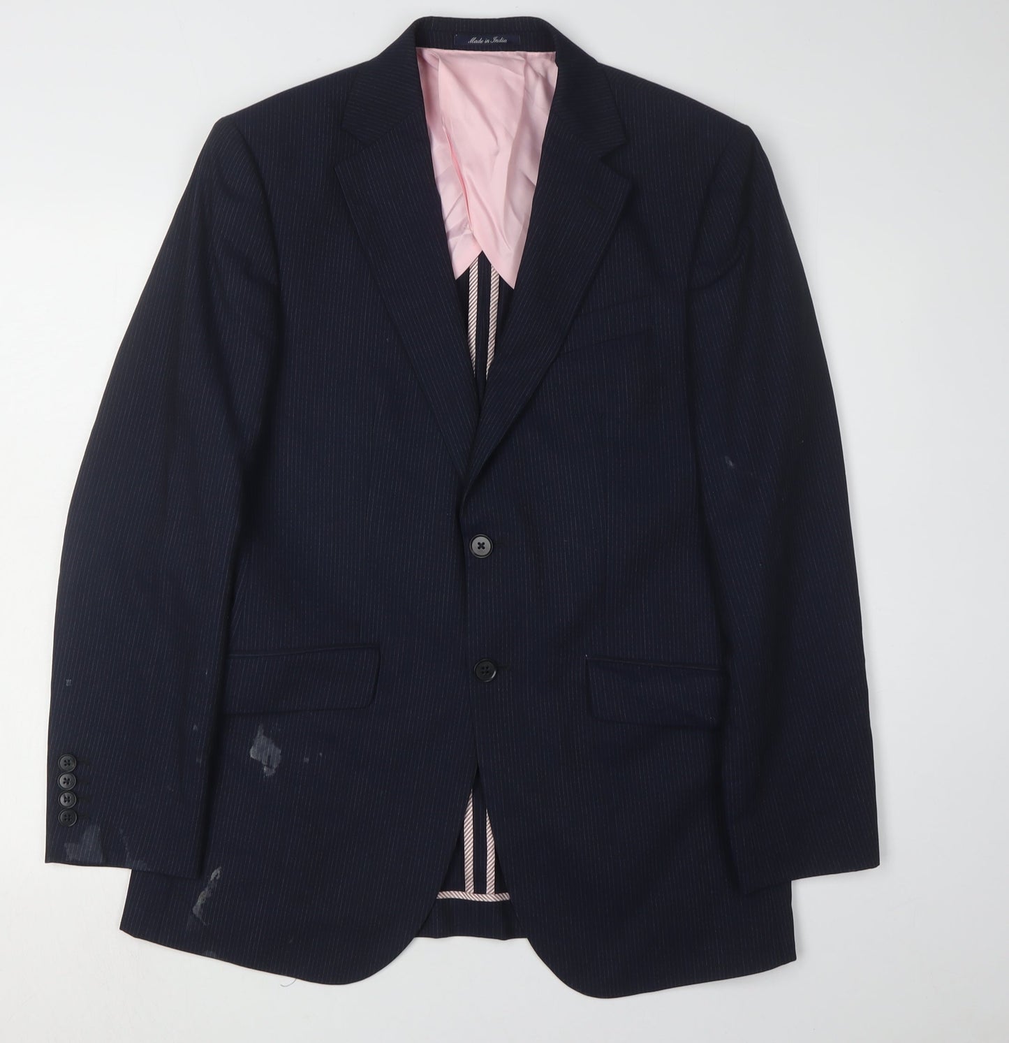 Mens UK Size 38 Charles Tyrwhitt Regular Blue Suit Jacket