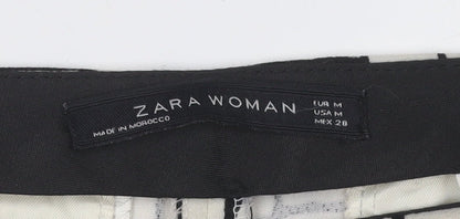 Womens UK Size M Zara   Ivory Trousers