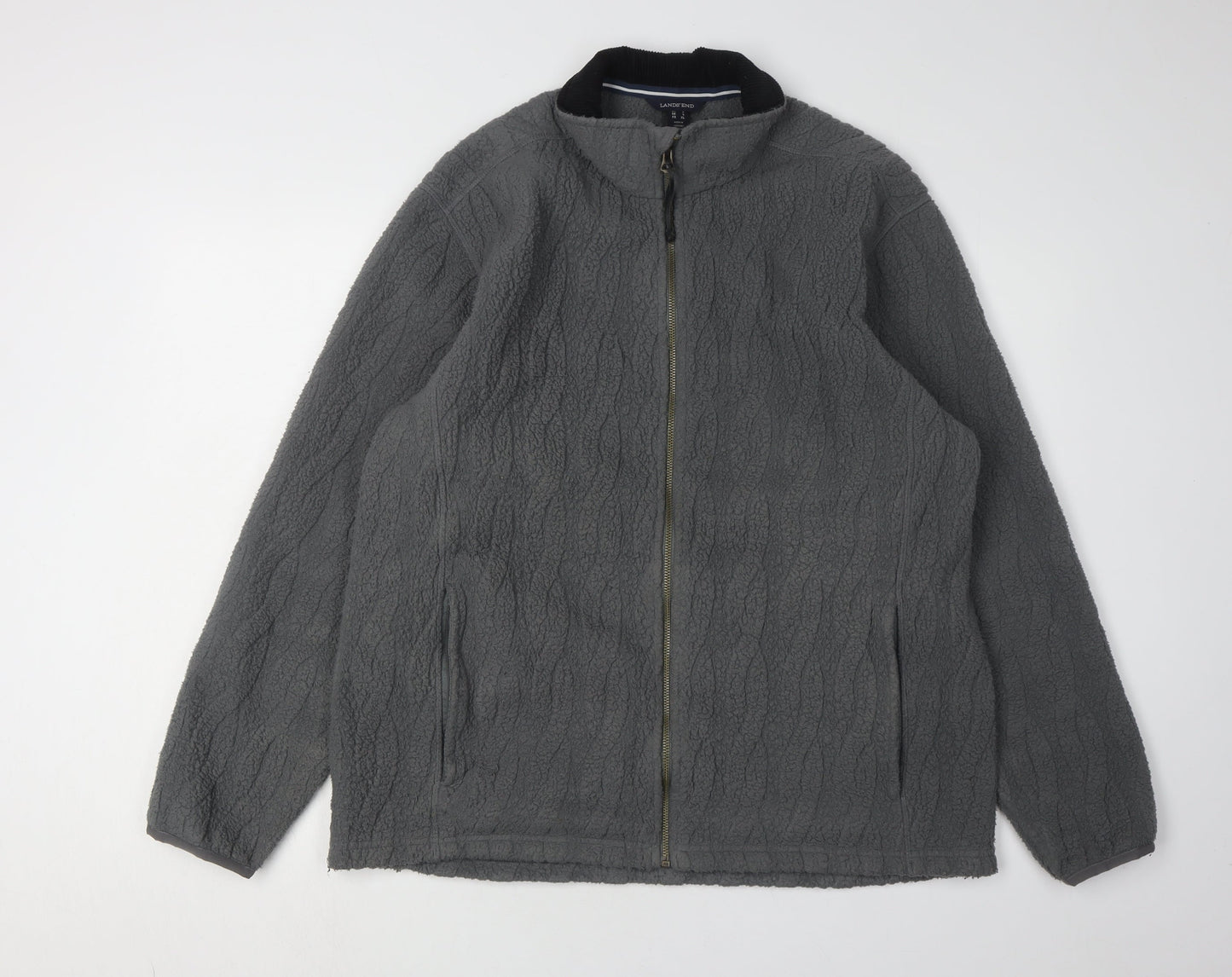 Mens UK Size XL Lands' End Grey