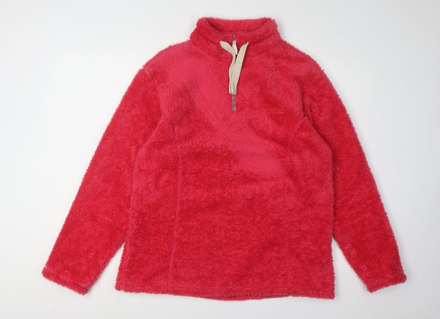 Regatta Women's Red Fleece Pullover Sweatshirt Size 14