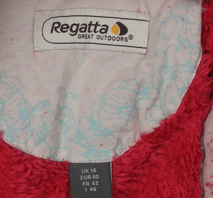 Regatta Women's Red Fleece Pullover Sweatshirt Size 14