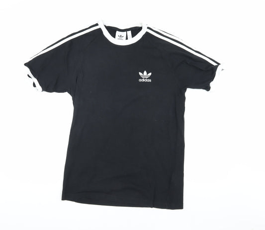 Adidas Men's Black T-Shirt, Small, Logo Style