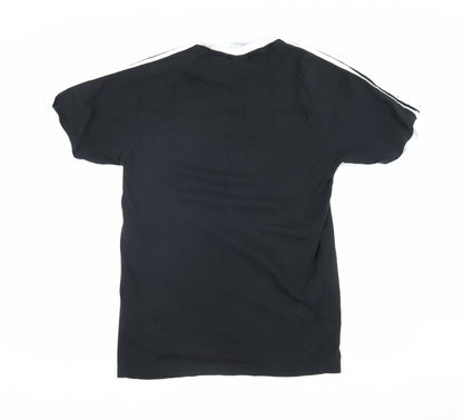 Adidas Men's Black T-Shirt, Small, Logo Style