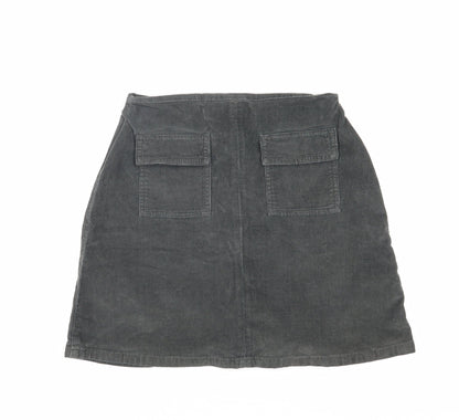 Womens UK Size XS Superdry A-Line Corduroy Skirt