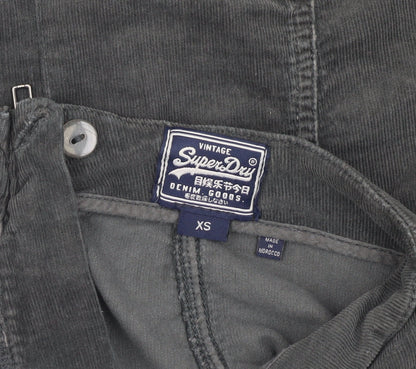 Womens UK Size XS Superdry A-Line Corduroy Skirt