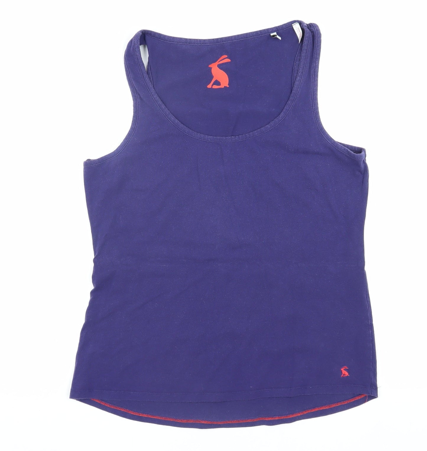 Joules Women's Purple Tank Top, Size M, Scoop Neck