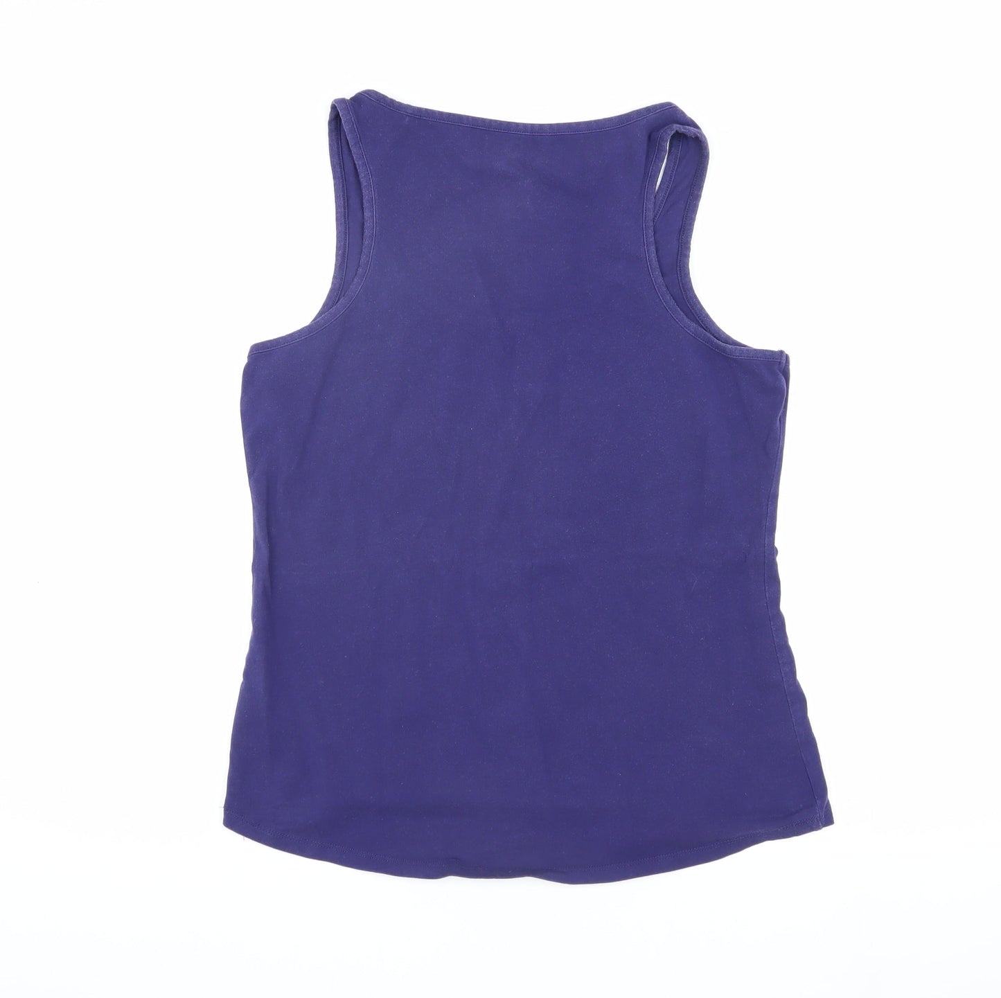 Joules Women's Purple Tank Top, Size M, Scoop Neck