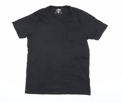 Tokyo Laundry Men's Black Cotton T-Shirt L