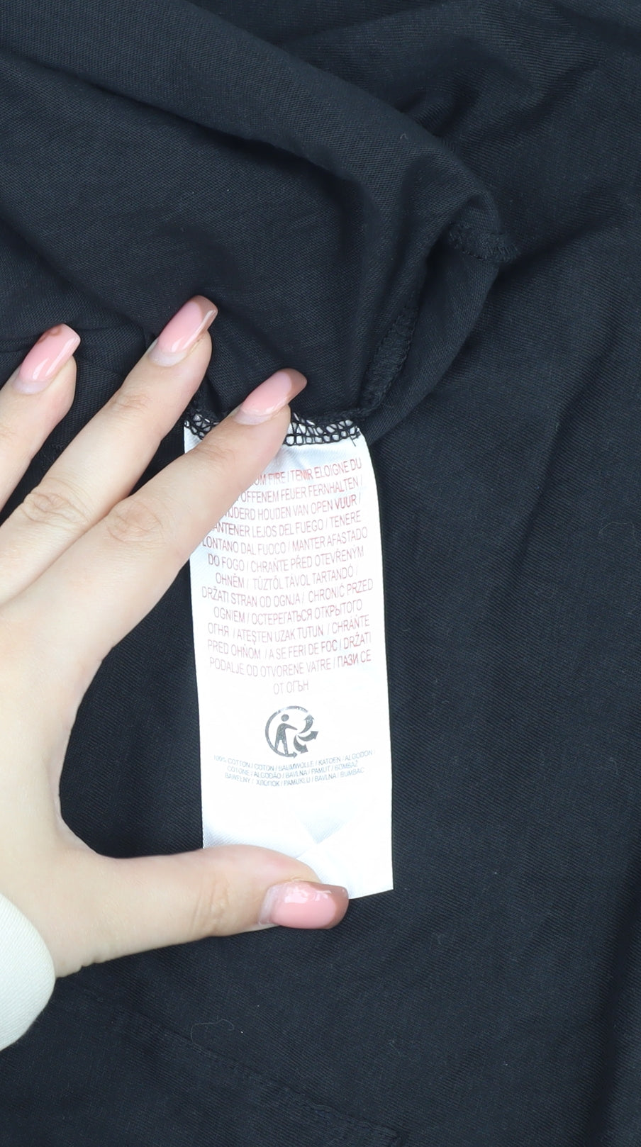 Tokyo Laundry Men's Black Cotton T-Shirt L