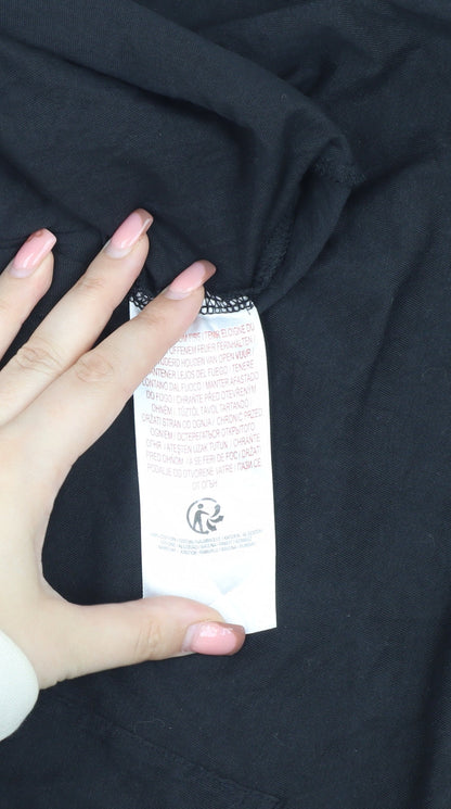 Tokyo Laundry Men's Black Cotton T-Shirt L