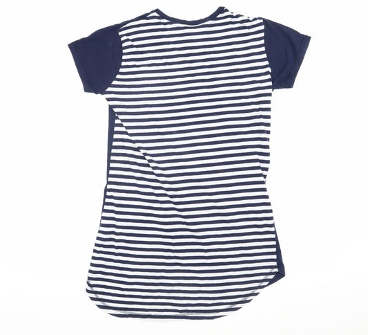 Teens UK Size 6-8 Harry Potter Blue Basic T-Shirt
