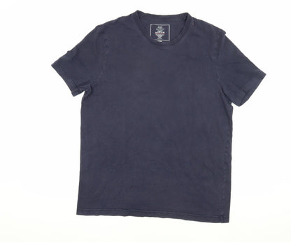 John Lewis Men's Black Cotton T-Shirt S/M