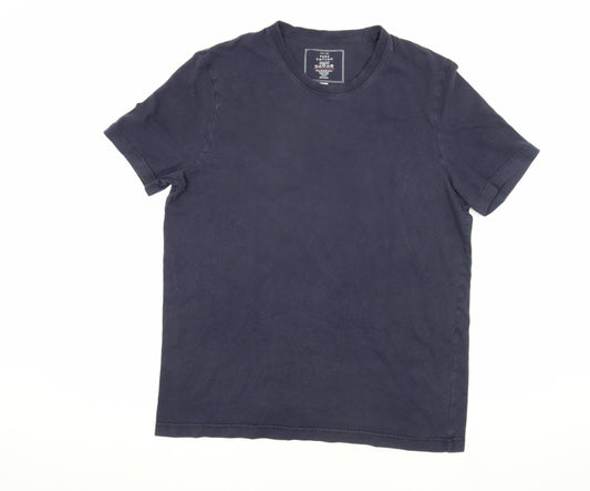 John Lewis Men's Black Cotton T-Shirt S/M