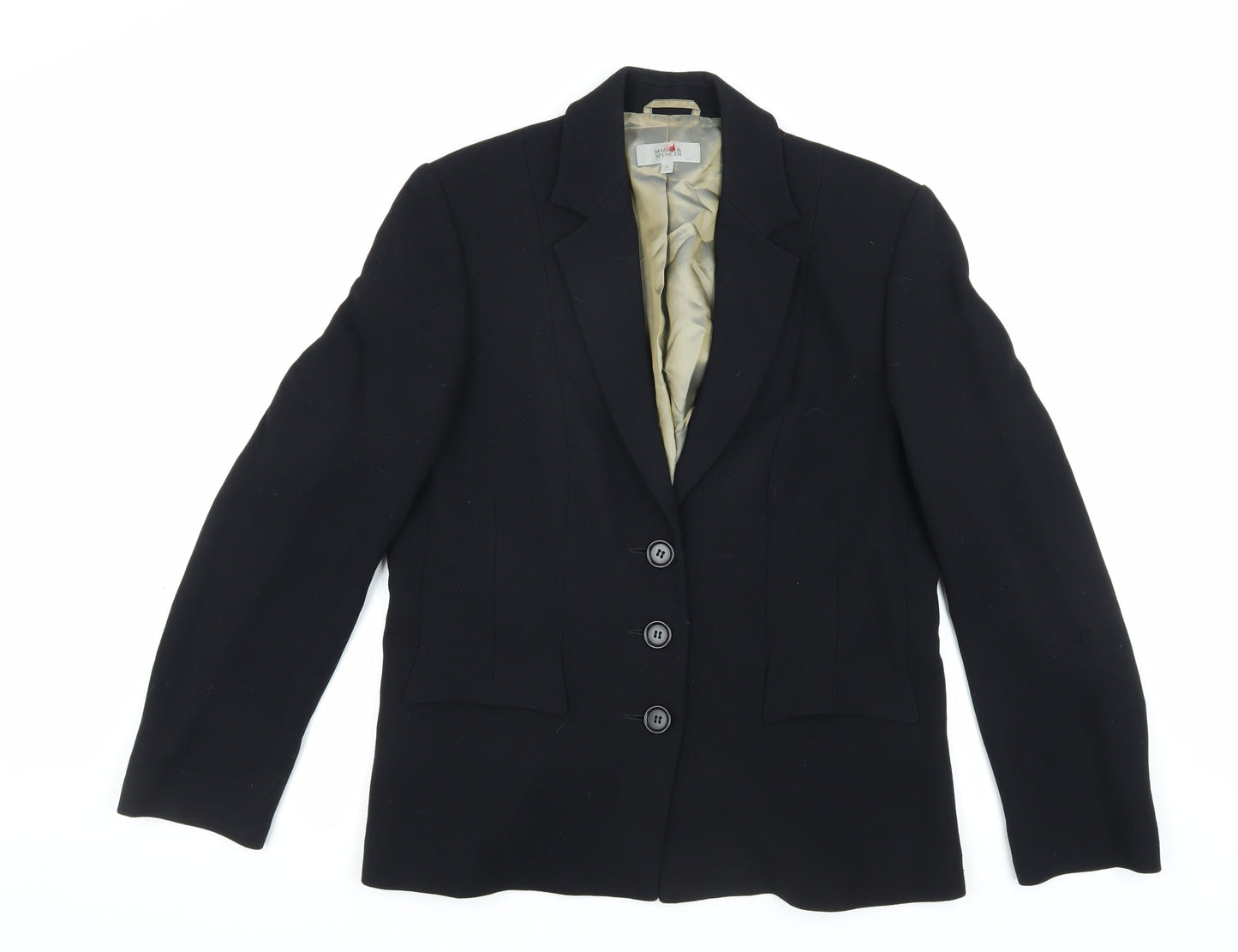 Marks and Spencer Women's Black Suit Jacket Size 16