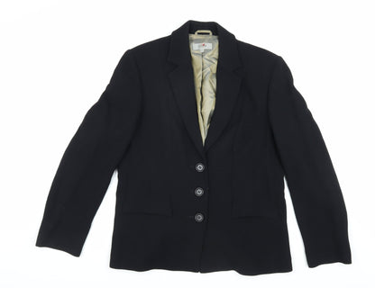 Marks and Spencer Women's Black Suit Jacket Size 16
