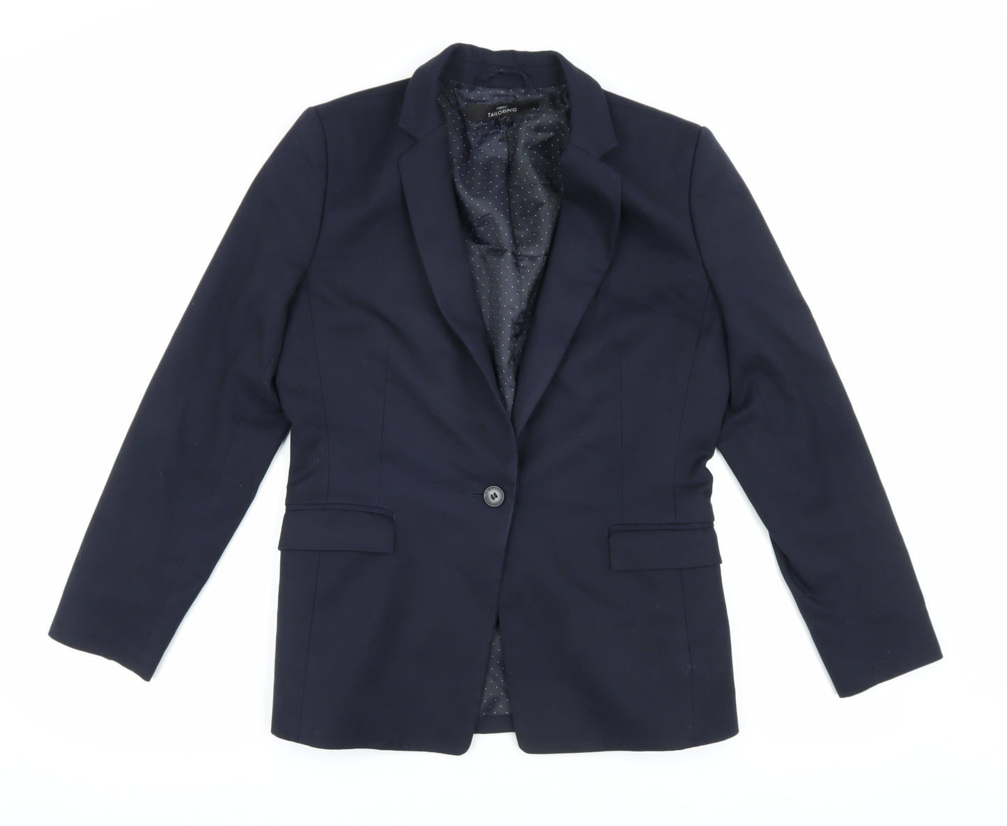 Next Women's Blue Blazer, Size 8, Single-Breasted