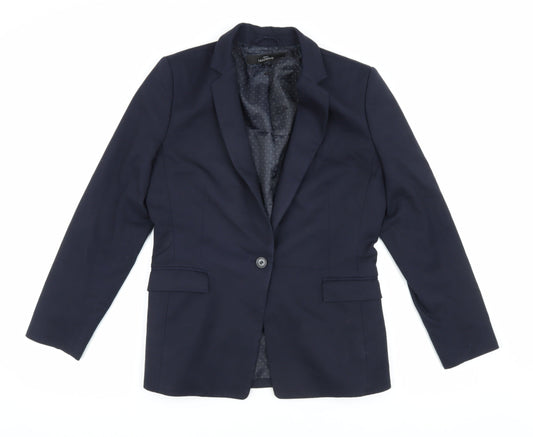 Next Women's Blue Blazer, Size 8, Single-Breasted