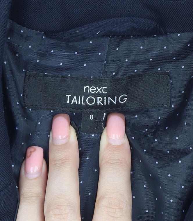 Next Women's Blue Blazer, Size 8, Single-Breasted