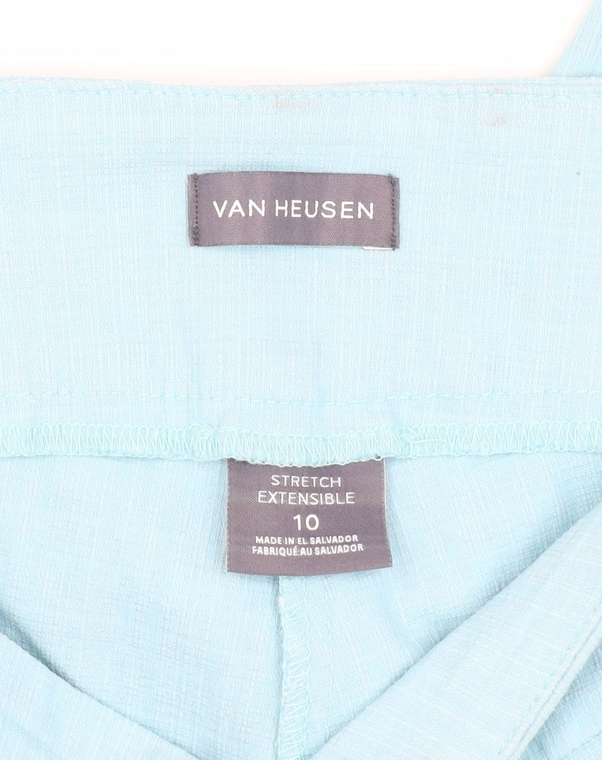 Van Heusen Women's Blue Trousers Size 10