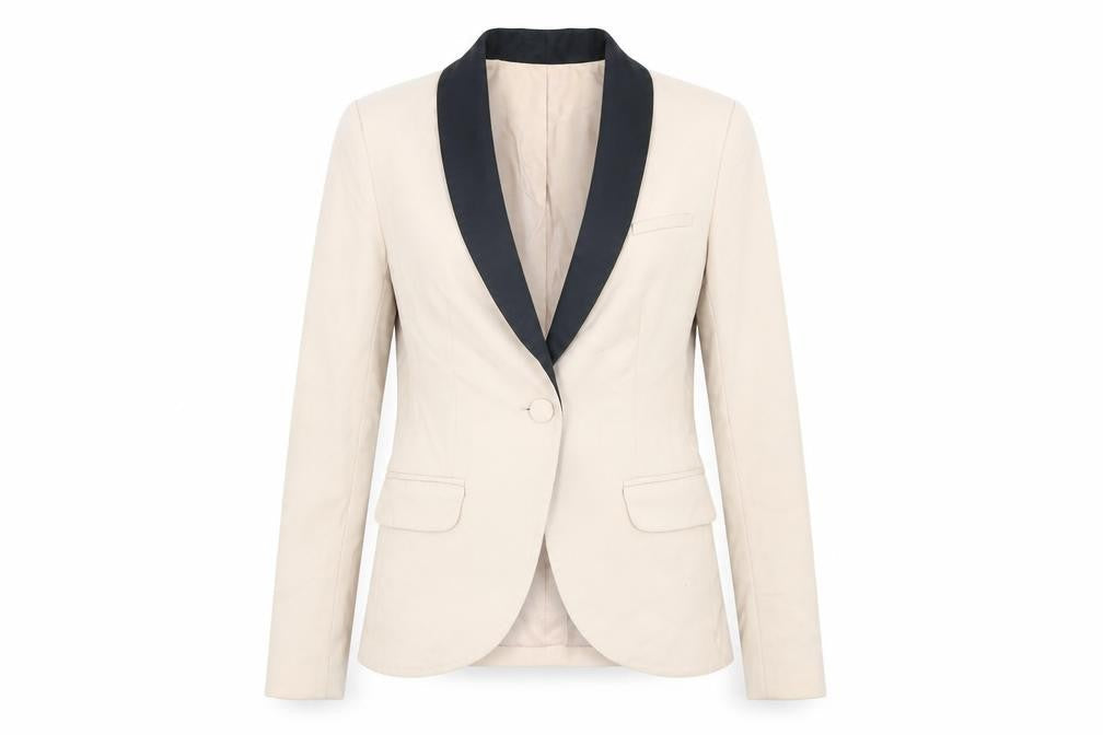 Womens UK Size 6 H&M Regular Beige Blazer
