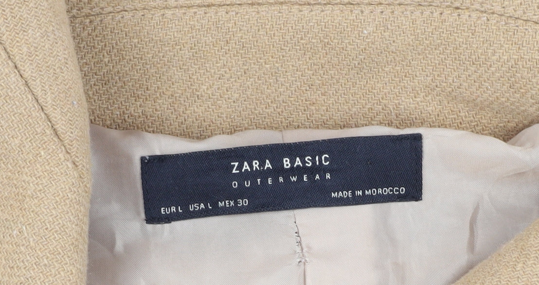 Womens UK Size L Zara Beige