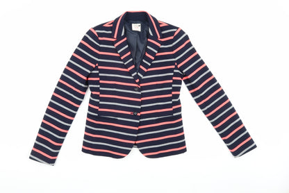 Gap Women's Striped Blazer, Size 6, Multicoloured