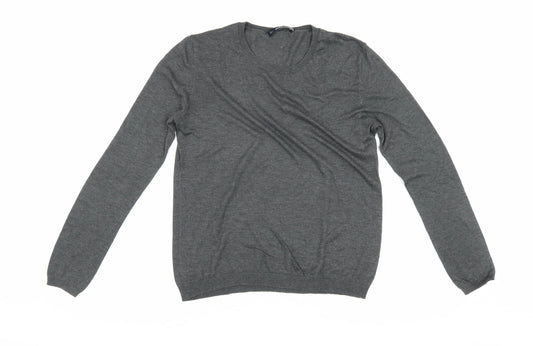 Womens UK Size L Zara Grey Pullover Jumper