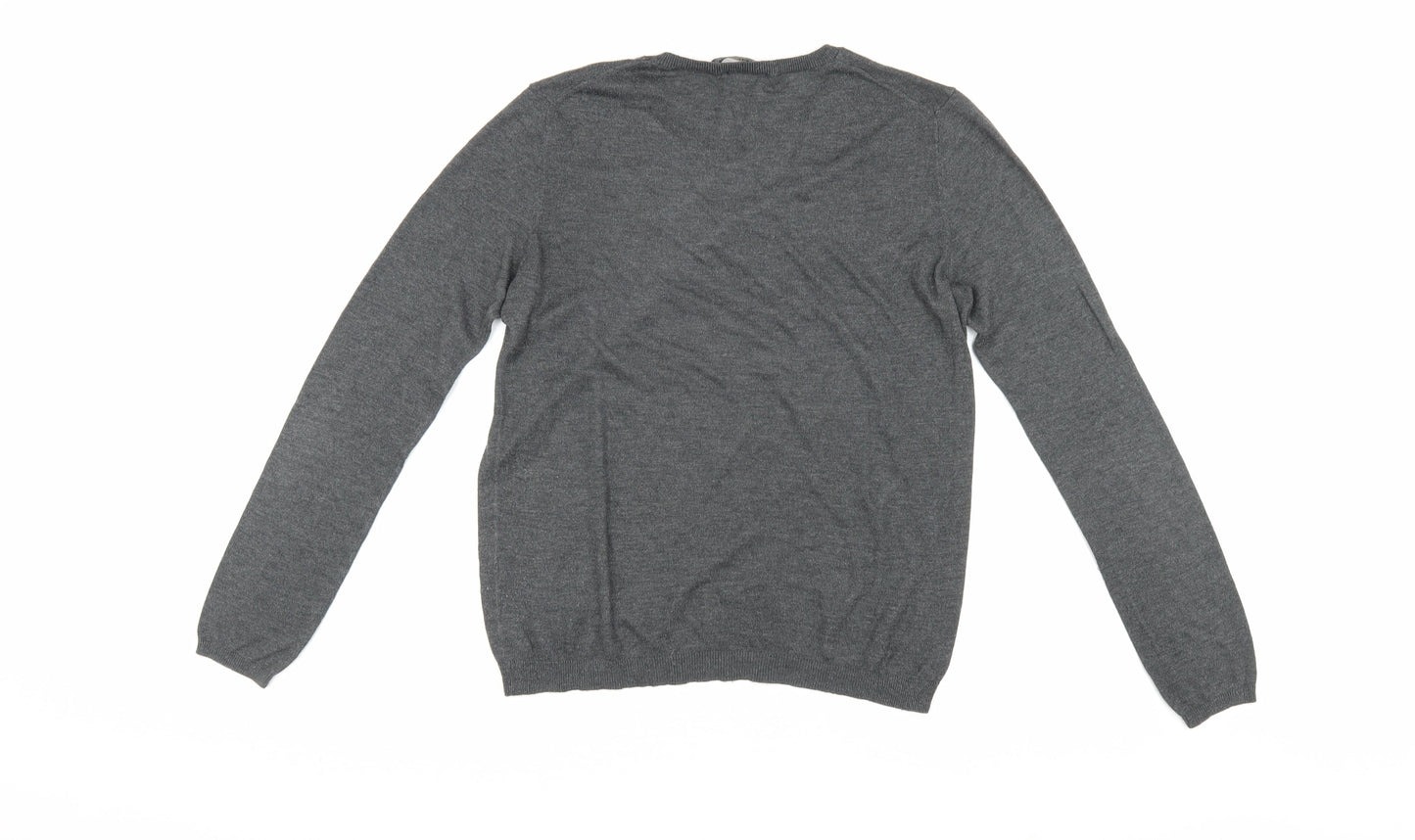 Womens UK Size L Zara Grey Pullover Jumper