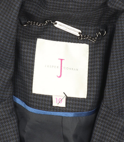 Jasper Conran Women's Blue Blazer Size 10 Houndstooth